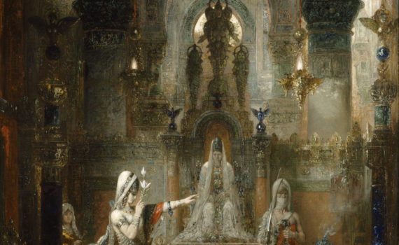 Gustave Moreau, Salome dancing before Herod, 1876, oil on canvas, 56.5 in × 41.1 in. Image: Hammer Museum, UCLA, Los Angeles