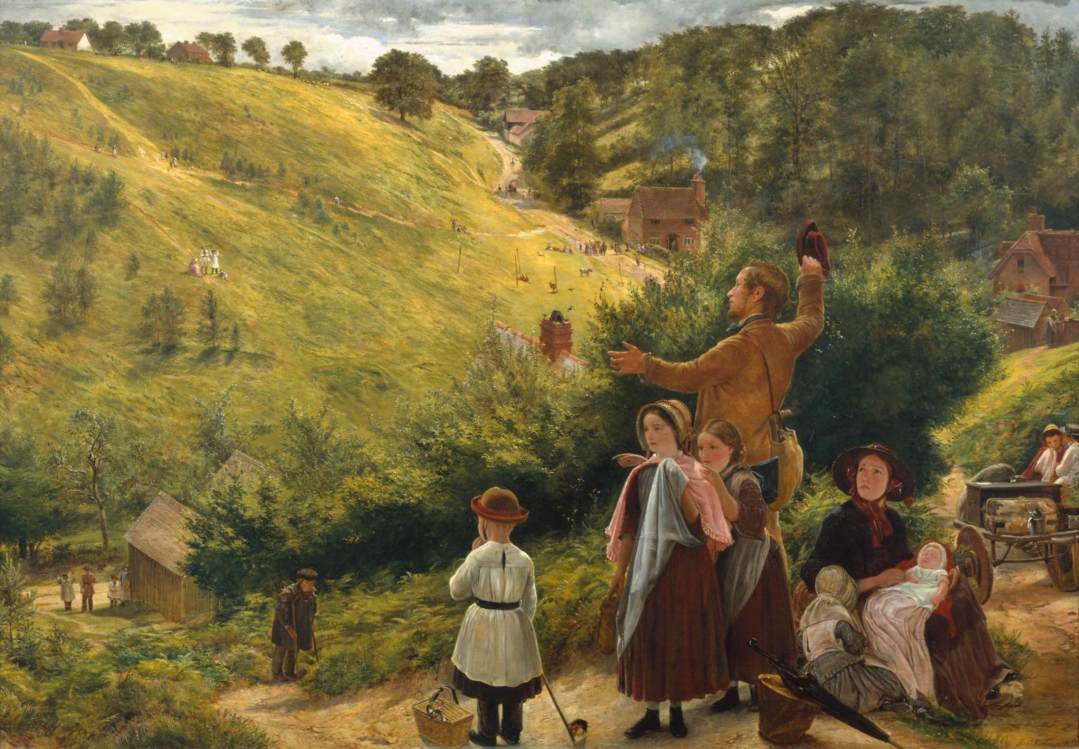 Richard Redgrave, The Emigrant’s Last Sight of Home, 1858, oil on canvas, 67.9 x 98.4 cm (Tate, London)
