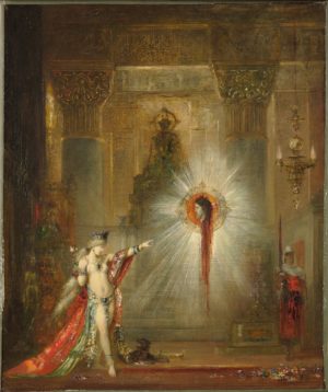 Gustave Moreau, The Apparition, 1876-77, oil on canvas, Harvard Art Museums/Fogg Museum, Bequest of Grenville L. Winthrop, object number 1943.268