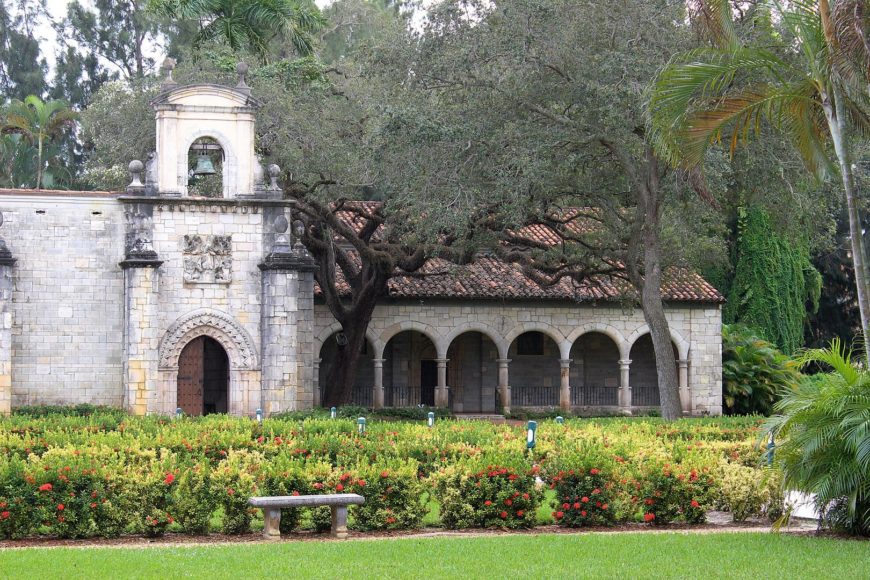 Monastery of St Bernard de Clairvaux, 1133-41, built in Sacramenia, Spain, and today in North Miami Beach, Florida