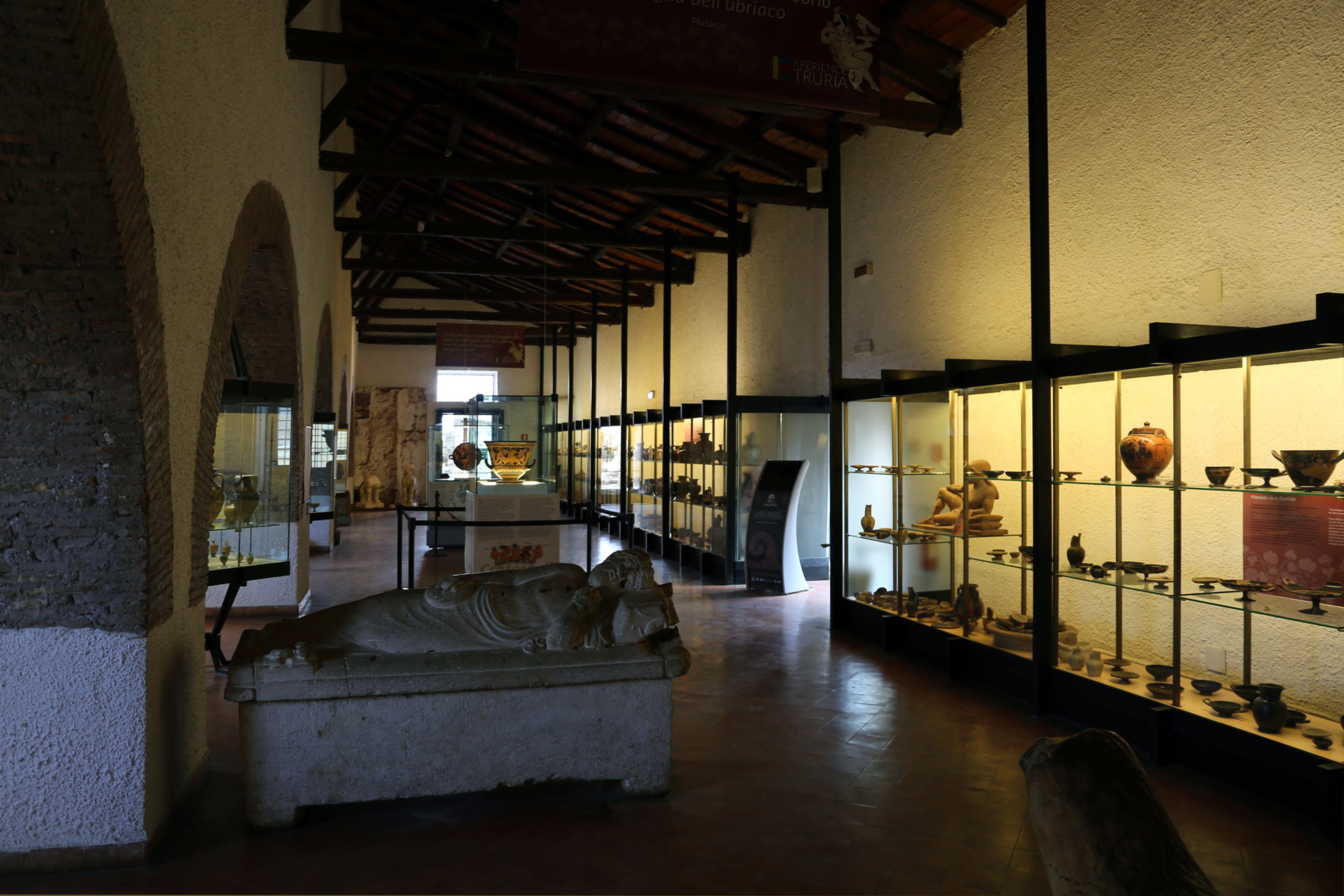 Interior of the National Archaeological Museum of Cerveteri (photo: Sailko, CC BY 3.0)