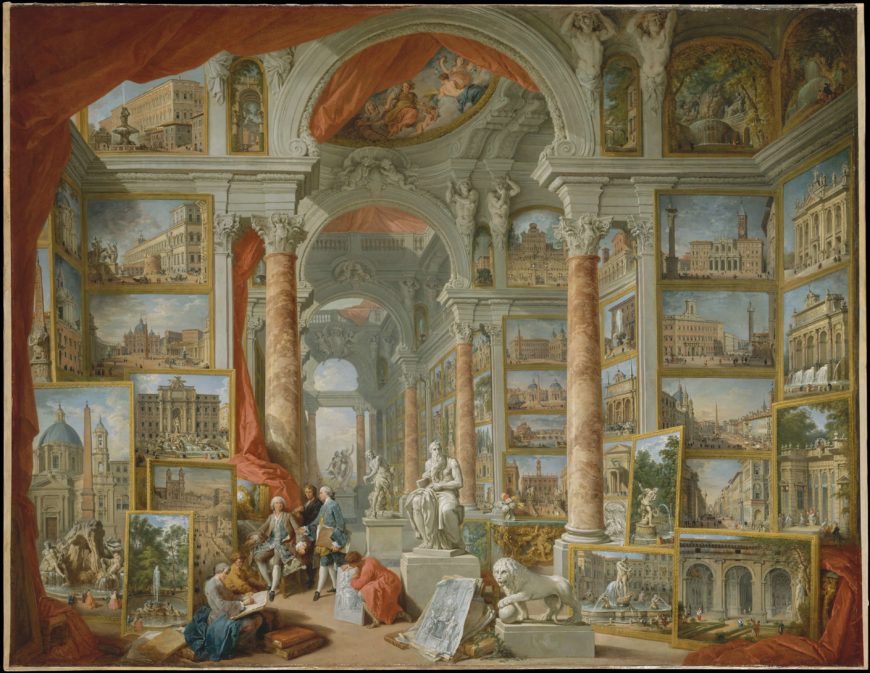 Giovanni Paolo Panini, Modern Rome, 1757, oil on canvas, 172.1 x 233 cm (The Metropolitan Museum of Art)