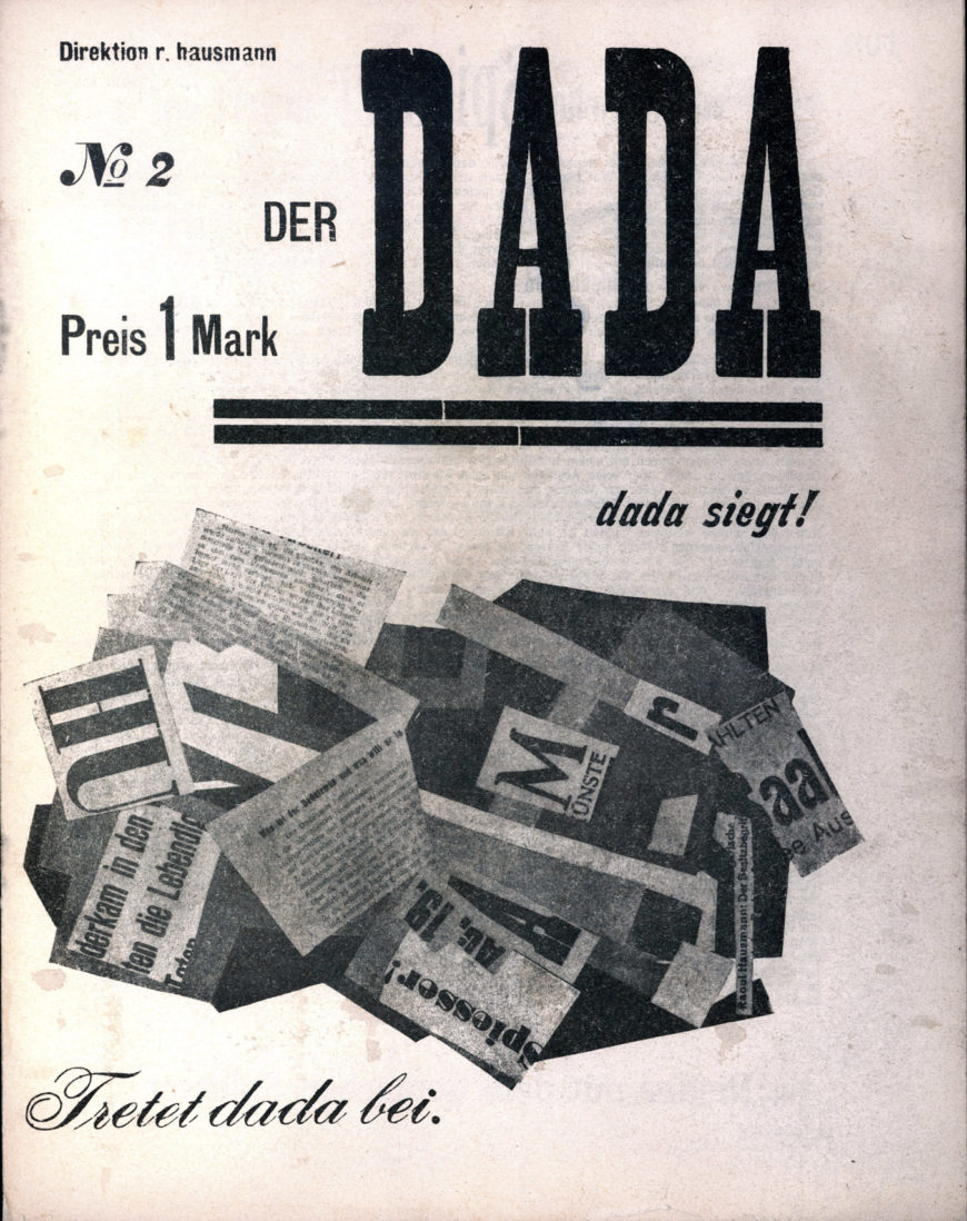 Der Dada 1919 cover