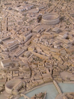 the model of ancient Rome in 1:250 by Italo Gismondi.