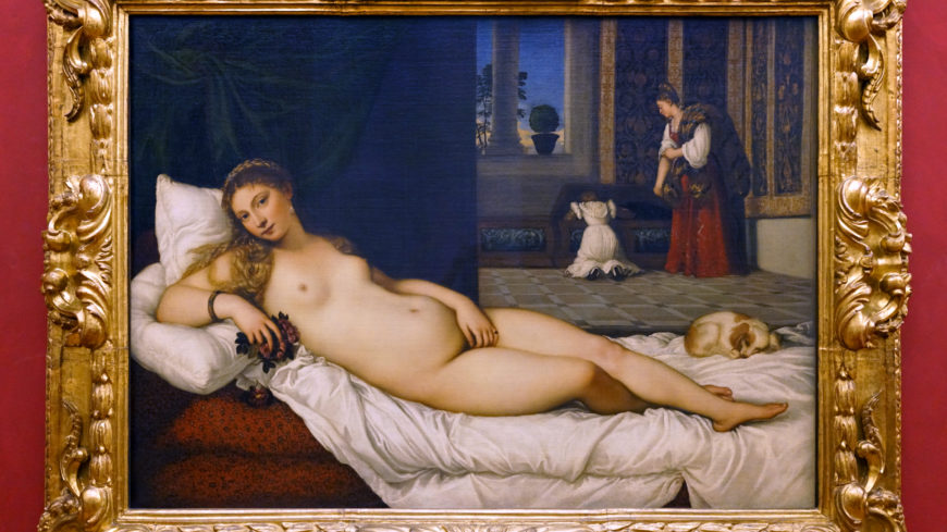 Tiziano, Venus de Urbino, 1538, óleo sobre lienzo, 119.20 x 165.50 cm (Galleria degli Uffizi, Florencia)