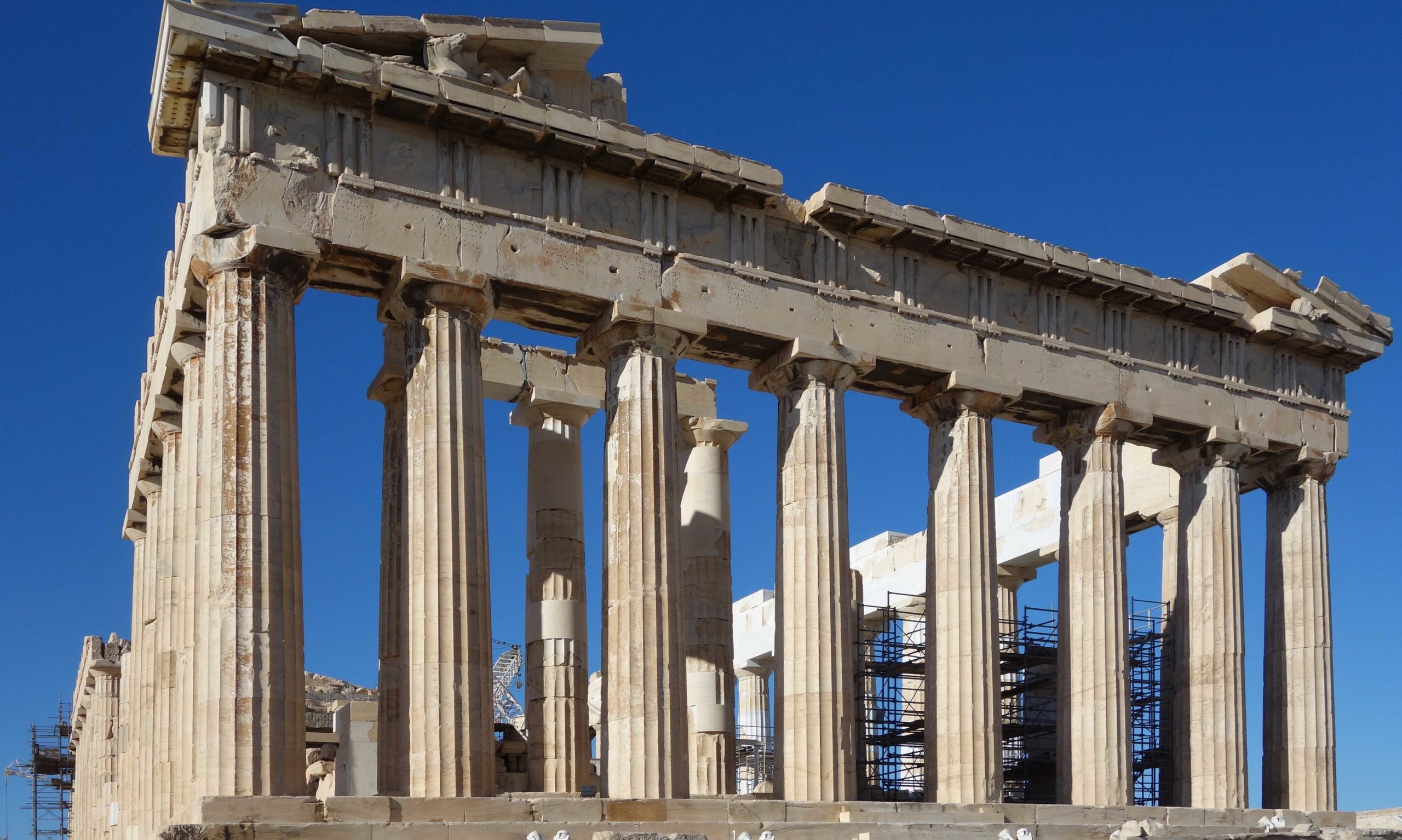 Iktinos and Kallikrates, The Parthenon, 447–432 B.C.E., Athens (photo: Steven Zucker, CC BY-NC-SA 2.0)