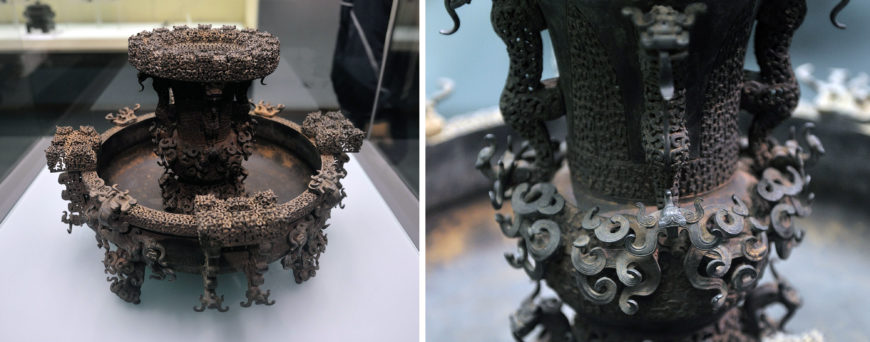 Bronze zun-pan basin and vase (Hubei Provincial Museum; photo: Siyuwj, CC BY-SA 4.0)
