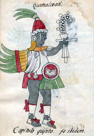 Quetzalcoatl, detail in the Florentine Codex