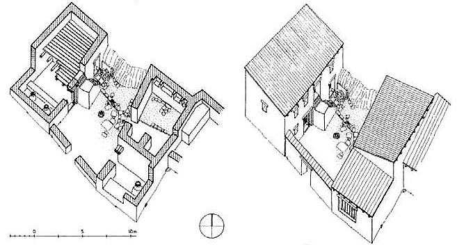 Reconstruction of a Byzantine house, Pergamon (© Klaus Rheidt)