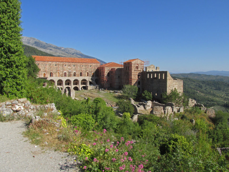 Palace of the Despots, probably begun mid-13th century and expanded in the early 15th century, Mystras, Greece (photo: © The Byzantine Legacy)