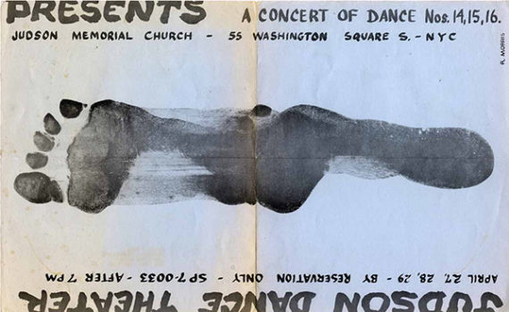 Robert Morris Judson Dance Poster 1964