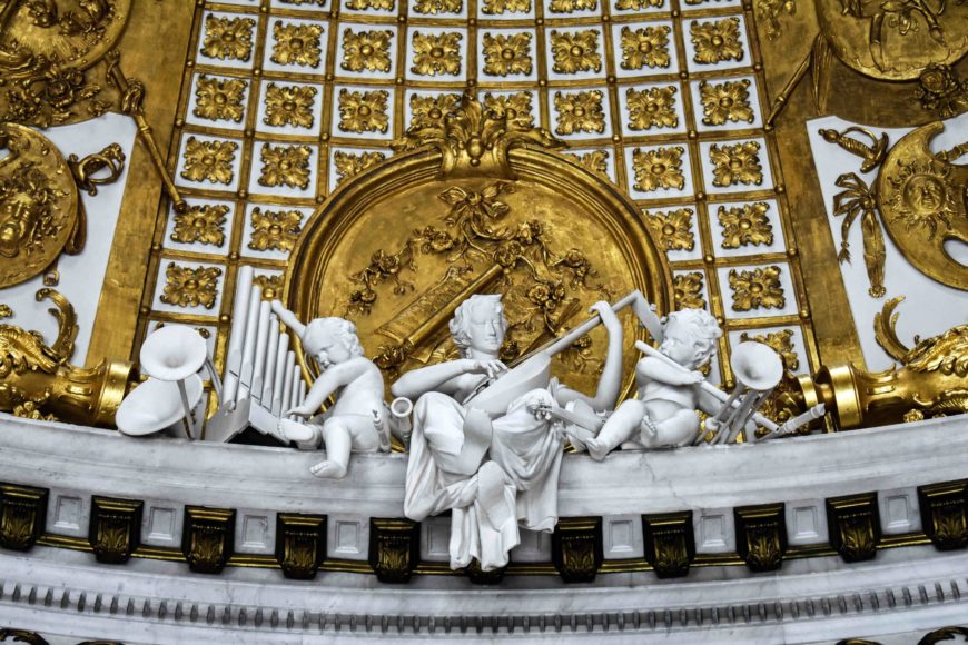 Allegory of music, Marble Hall, Sanssouci
