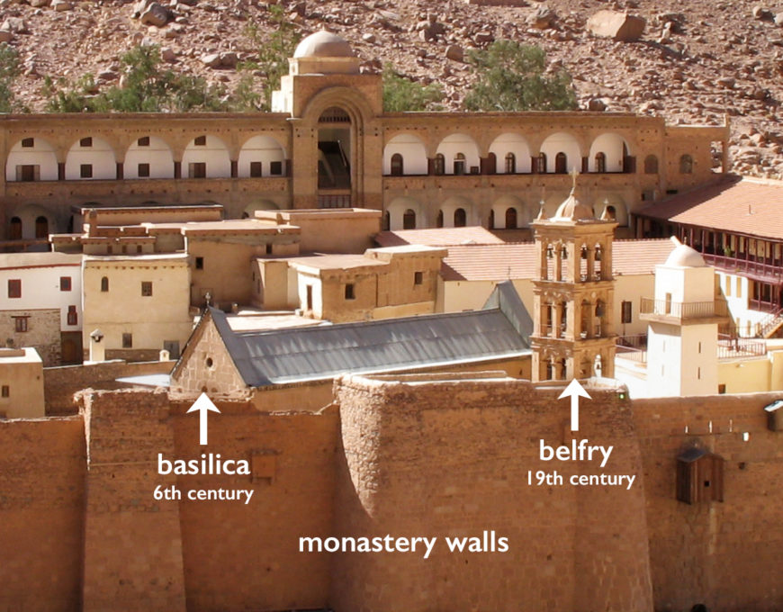 The Holy Monastery of Saint Catherine, Sinai, Egypt (photo: <a class="nolightbox" href="https://commons.wikimedia.org/wiki/File:Katharinaklooster_R01.jpg" target="_blank" rel="noopener noreferrer">Marc Ryckaert</a>, CC BY 3.0)