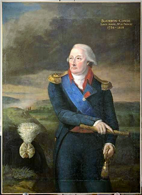 Portrait de Louis-Joseph de Bourbon, Prince of Condé, 1802 145 x 107 cm (Musée Condé, Chantilly)