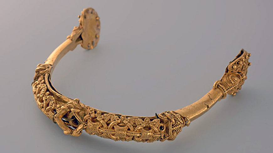 Gold spur from Verne Kloster in Norway (The Museum of Cultural History, University of Oslo)