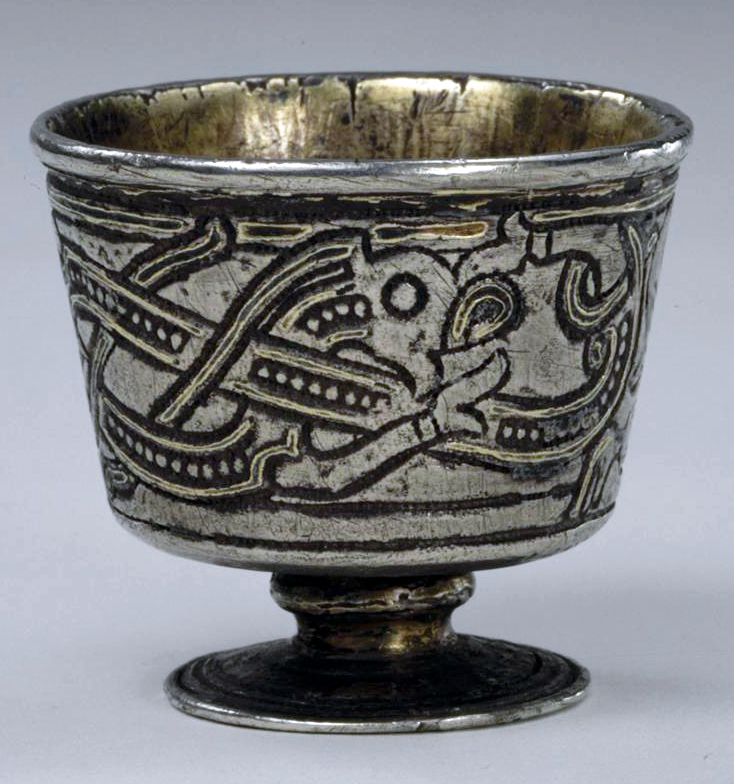 The silver Jelling cup, Jelling, Jutland, Denmark, 958/959 CE, National Museum of Denmark