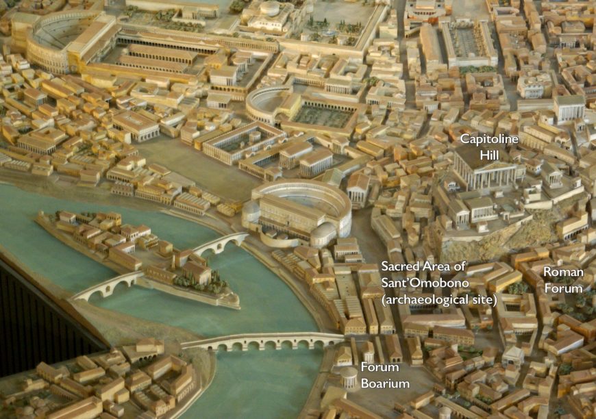 Reconstruction of the imperial Rome (A.D. 4th c.), by Italo Gismondi (photo: Sebastià Giralt, CC BY-NC-SA 2.0)