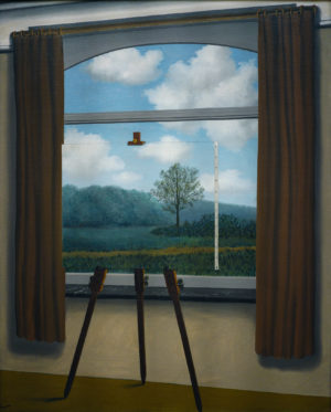 René Magritte, The Human Condition, 1933, oil on canvas, 39 3/8 x 31 7/8 inches (National Gallery of Art, Washington) (photo: Steven Zucker, CC BY-NC-SA 2.0)