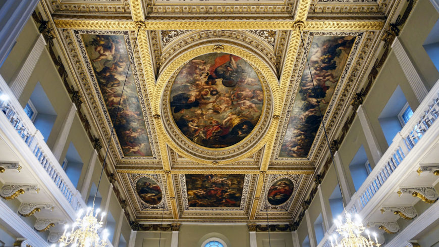 Peter Paul Rubens, ceiling of the Banqueting House, Whitehall, c. 1632–34 (photo: Steven Zucker, CC BY-NC-SA 2.0)