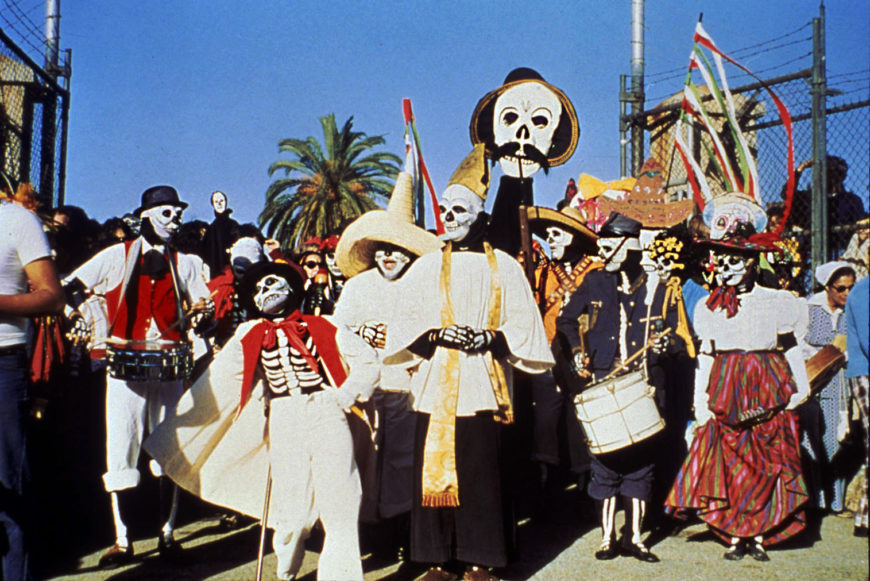 Self-Help Graphics, Day of the Dead '77 Procession, 1977 (UC Santa Barbara, Special Research Collections)