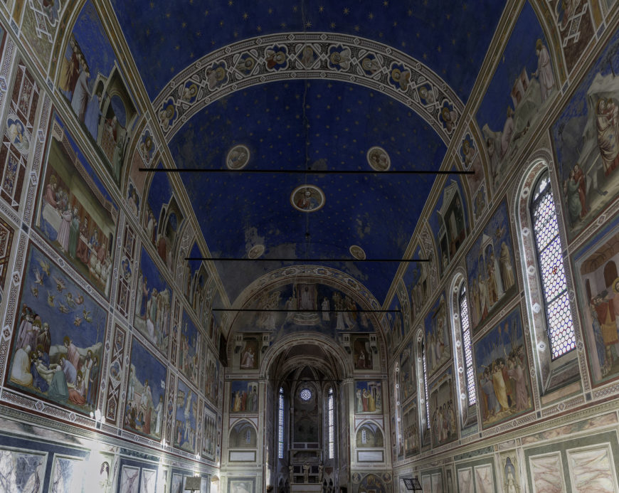 Fresco cycle by Giotto, Arena (Scrovegni) Chapel, Padua, c. 1305 (photo: Steven Zucker, CC BY-NC-SA 2.0)