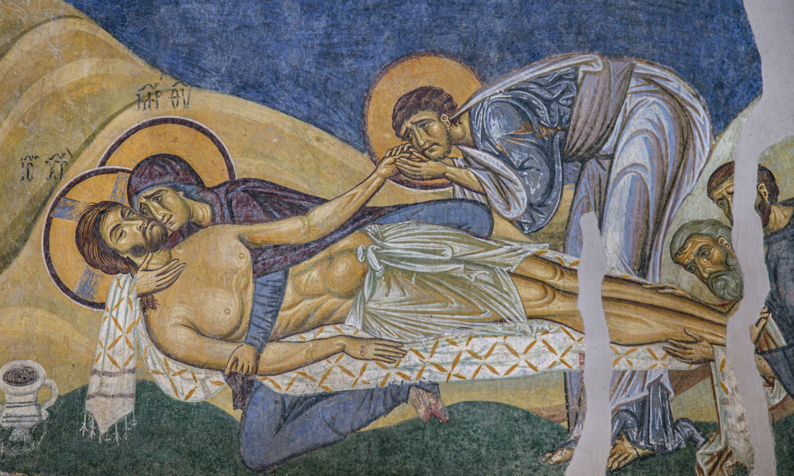 Saint Pantaleon ウォールアート 宗教画 ヴィンテージ Smarthistory – Byzantine frescoes at Saint Panteleimon, Nerezi