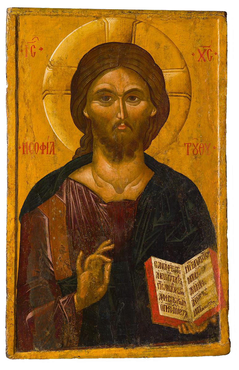 Greek orthodox icon of the Vision of the Ladder of Jacob