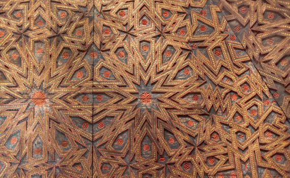 Sacred geometry in a mudéjar-style ceiling