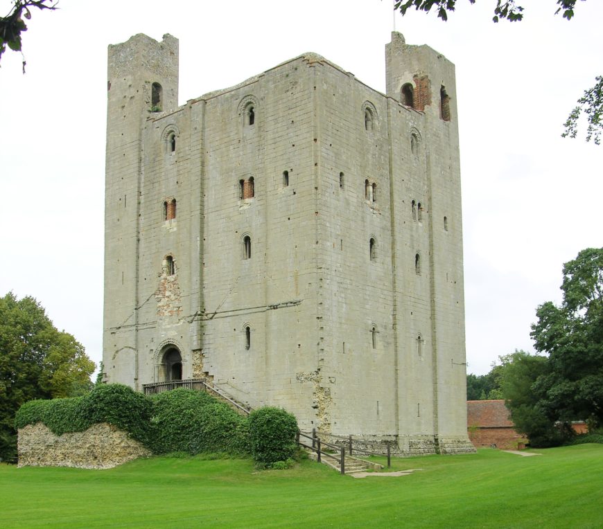 Hedingham castle keep from the SW
