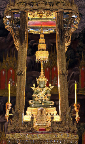 Emerald Buddha, 15th century, Wat Phra Kaew, Bangkok, Thailand