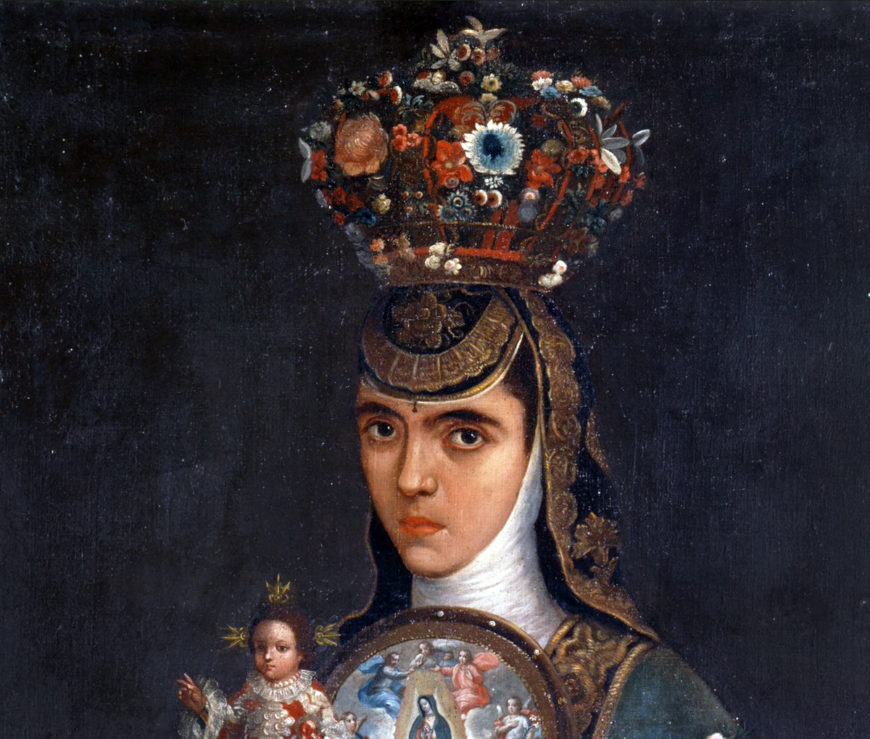 Artist currently unknown, Sor María Antonia de la Purísima Concepción Gil de Estrada y Arrillaga, c. 1777, oil on canvas, 81 x 105 cm (Museo Nacional del Virreinato, Mexico)