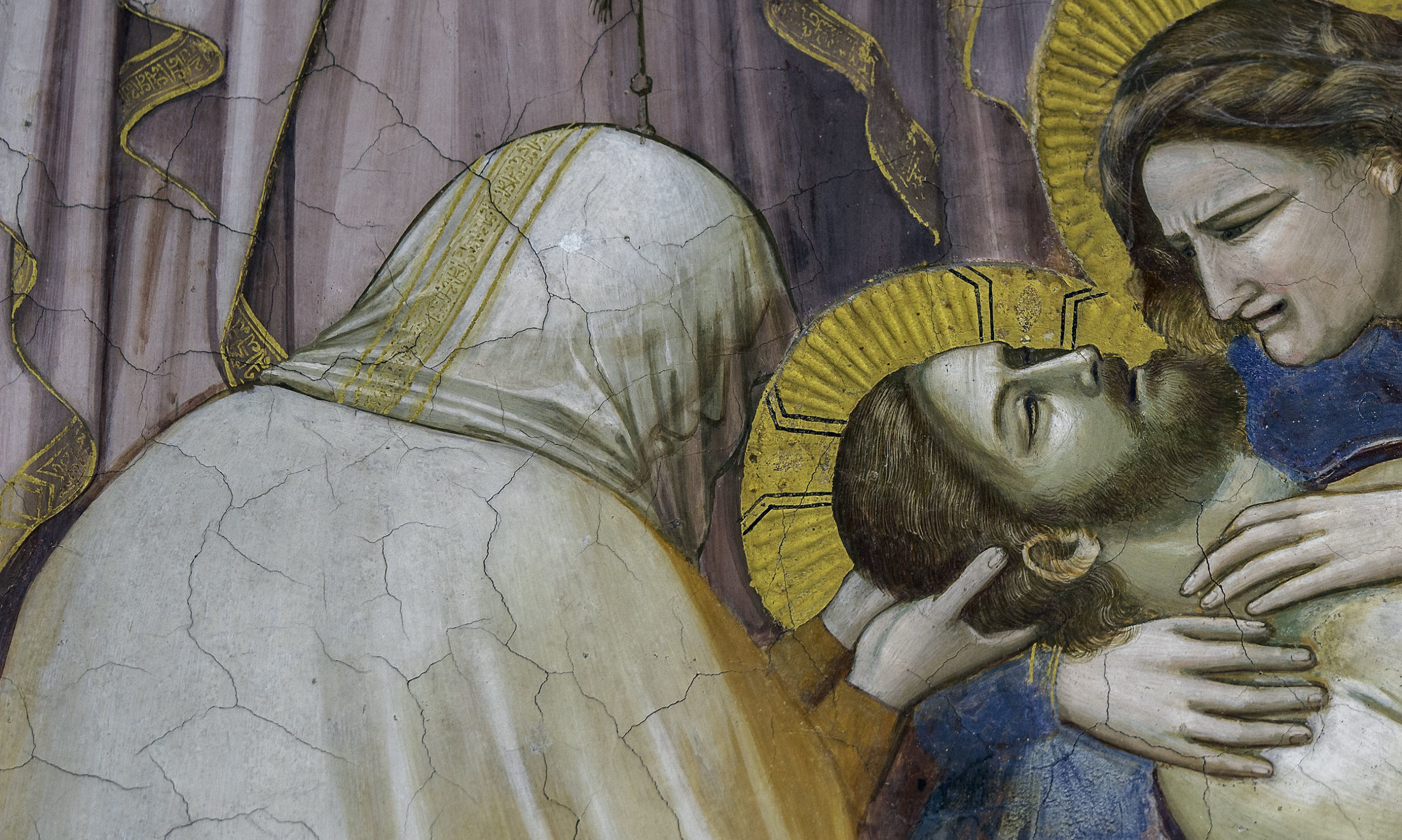 Lamentation (detail), Giotto, Scrovegni Chapel, 1305–06, Padua, Italy (photo: Steven Zucker, CC BY-NC-SA 2.0)