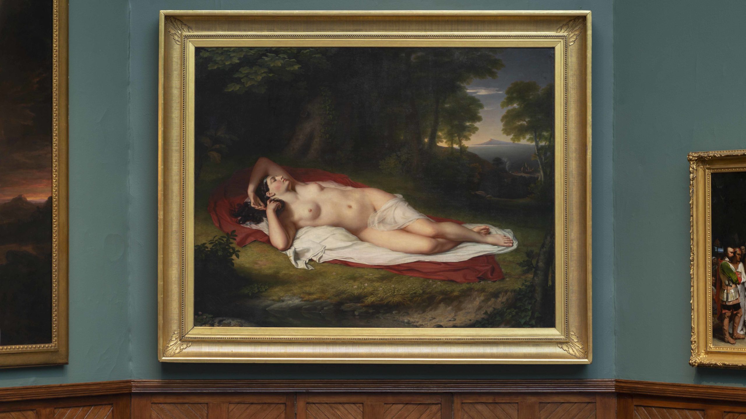 John Vanderlyn, Ariadne Asleep on the Island of Naxos, 1809–14, oil on canvas, 174.0 x 221.0 cm (The Pennsylvania Academy of the Fine Arts)