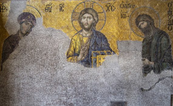 Deësis (Christ with the Virgin Mary and John the Baptist), Hagia Sophia, Istanbul