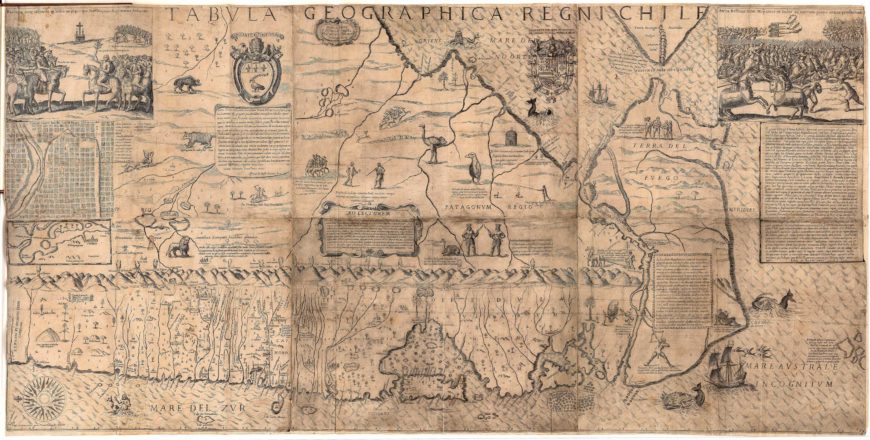 Alonso de Ovalle, Tabula geographica regni Chile, 1646. Image from the John Carter Brown Library, Brown University, Providence, Rhode Island.