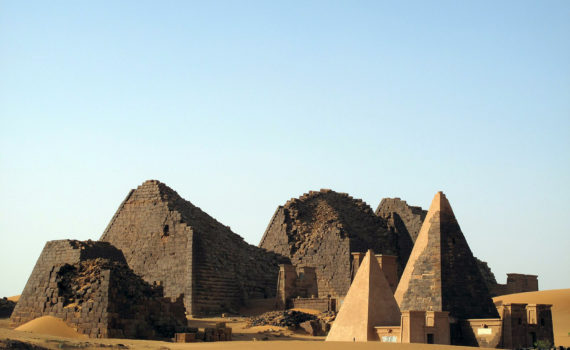 Pyramids of Meroe - Northern Cemetery - Archaeological Sites of the Island of Meroe (Sudan) (photo: UNESCO)