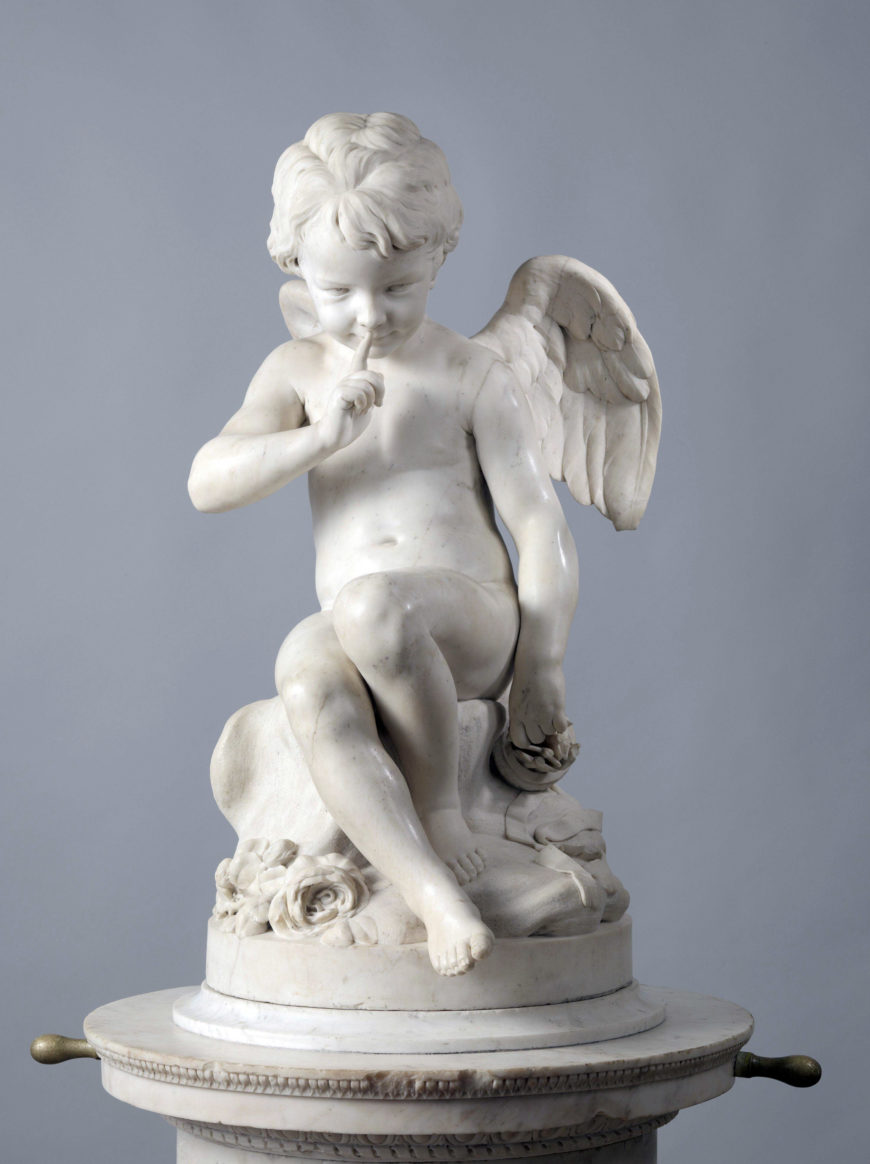 Etienne-Maurice Falconet, Menacing Cupid, 1757, marble, 185 x 47.5 x 68.5 x 63.5 cm (Rijksmuseum, Amsterdam)