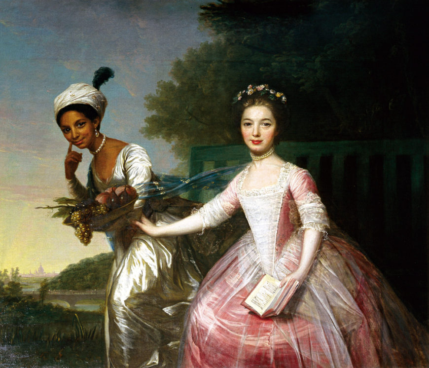 David Martin (attributed), Portrait of Lady Elizabeth Murray and Dido Elizabeth Belle, in or about 1776. Oil on canvas. 