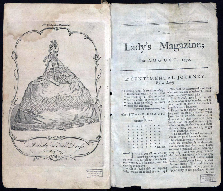 Lady's Magazine or Entertaining Companion for the Fair Sex, Appropriated Solely to Their Use and Amusement, was an early British women's magazine produced monthly from 1770 until 1847.