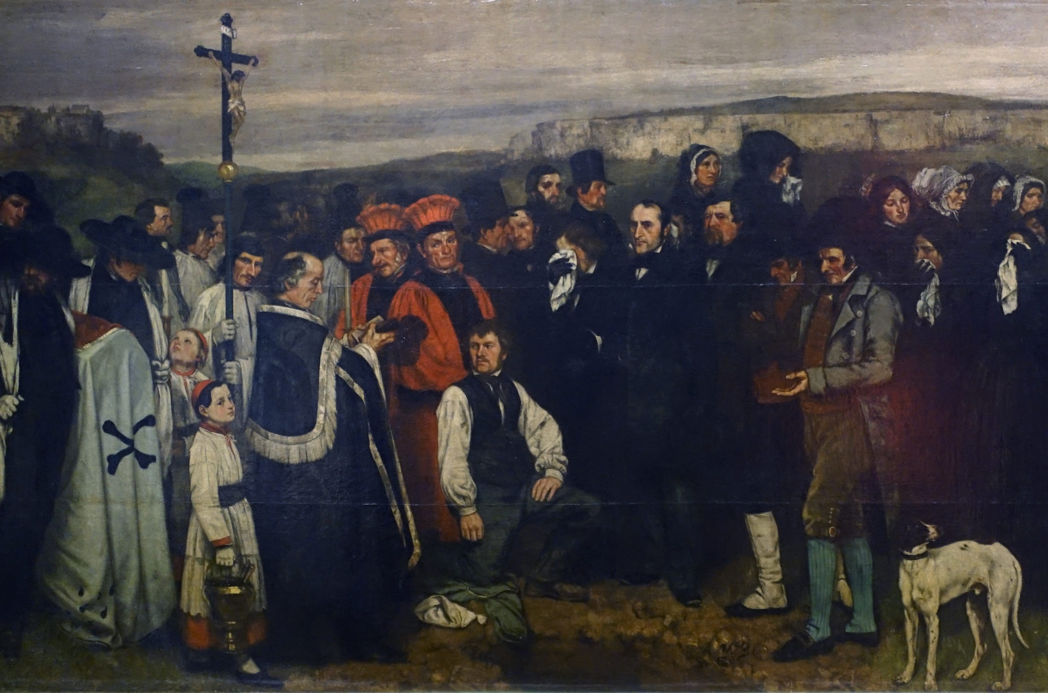 gustave-courbet-a-burial-at-ornans