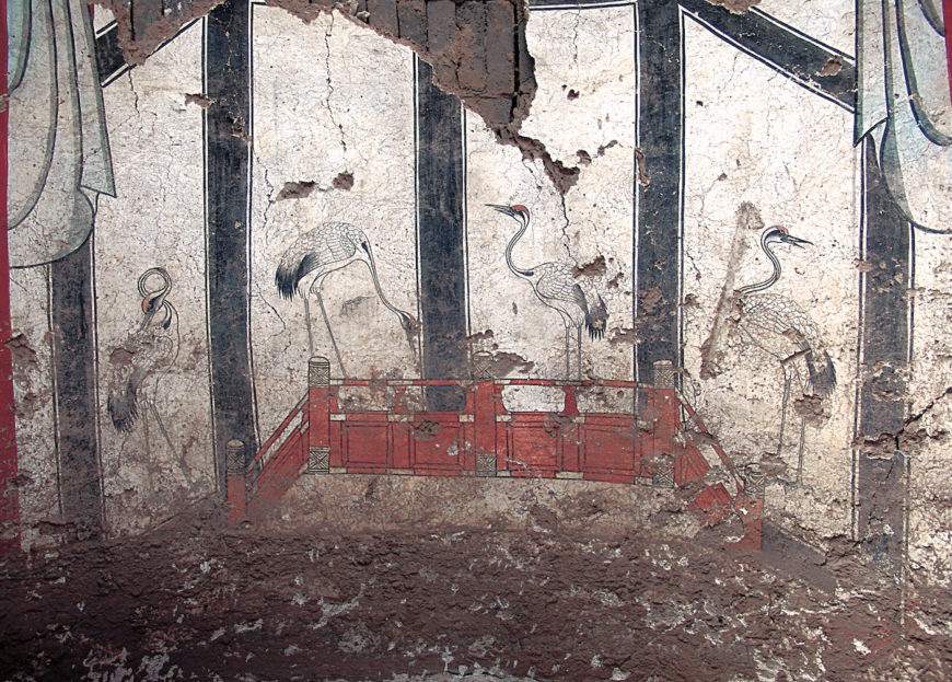 Liao Dynasty Tomb M1, east wall, Liao Dynasty, 907–1125 (大遼), at Xihuan Road, Datong City, China, Shanxi Province