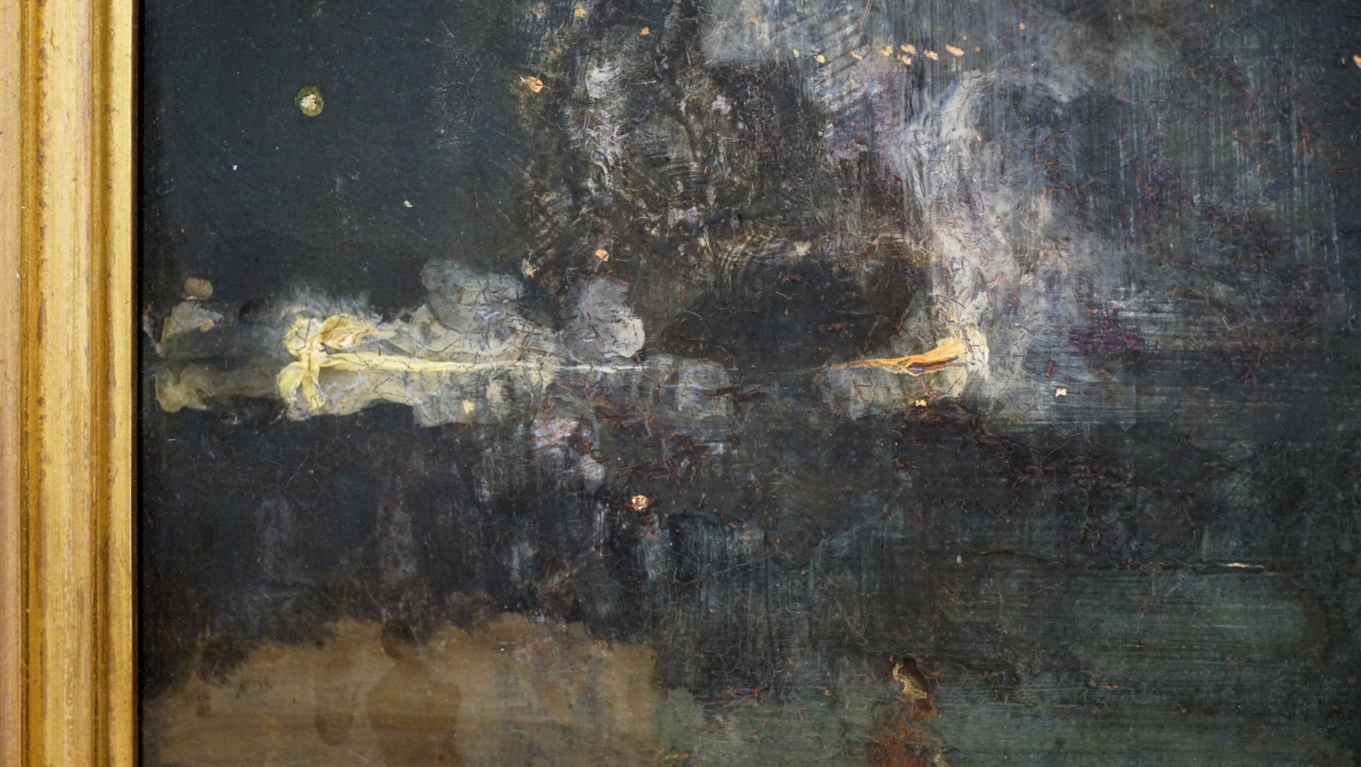 Smarthistory Whistler Nocturne In Black And Gold The Falling Rocket