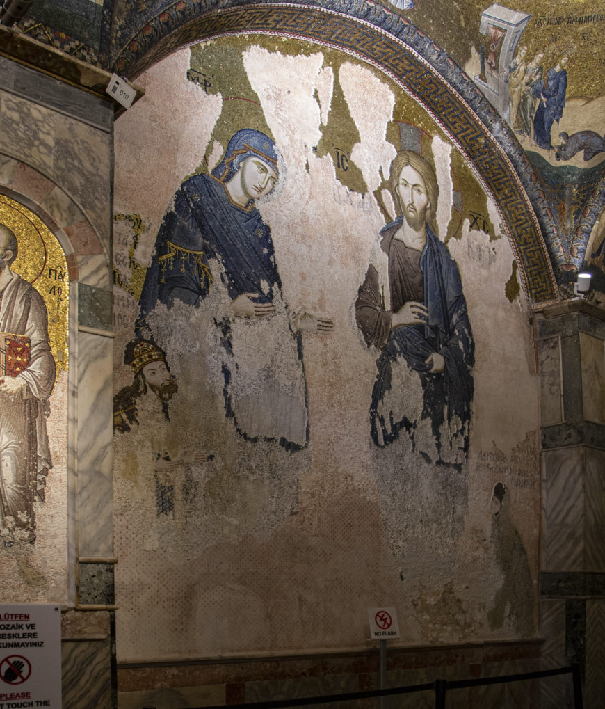 Deësis mosaic, c. 1316–1321, Chora church, Constantinople (Istanbul) (photo: <a href="https://flic.kr/p/2kNhqJt">byzantologist</a>, CC BY-NC-SA 2.0)
