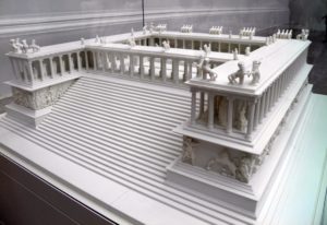 Front view, model, Pergamon Altar