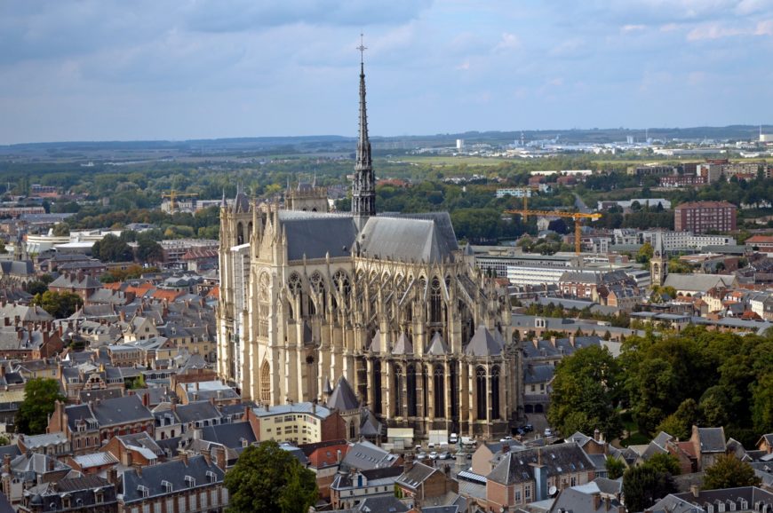 View of Amiens Cathedral from the south-east