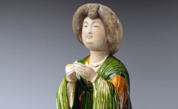 Figure of a seated court lady
