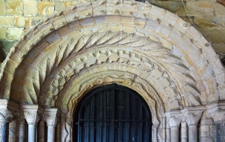 Arch in the cloister, Durham Cathedral