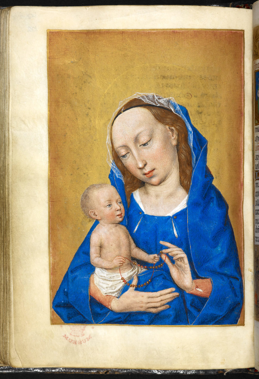 The Huth Hours, 1485–90, ink on parchment, 15 x 10.5 cm (The British Library)