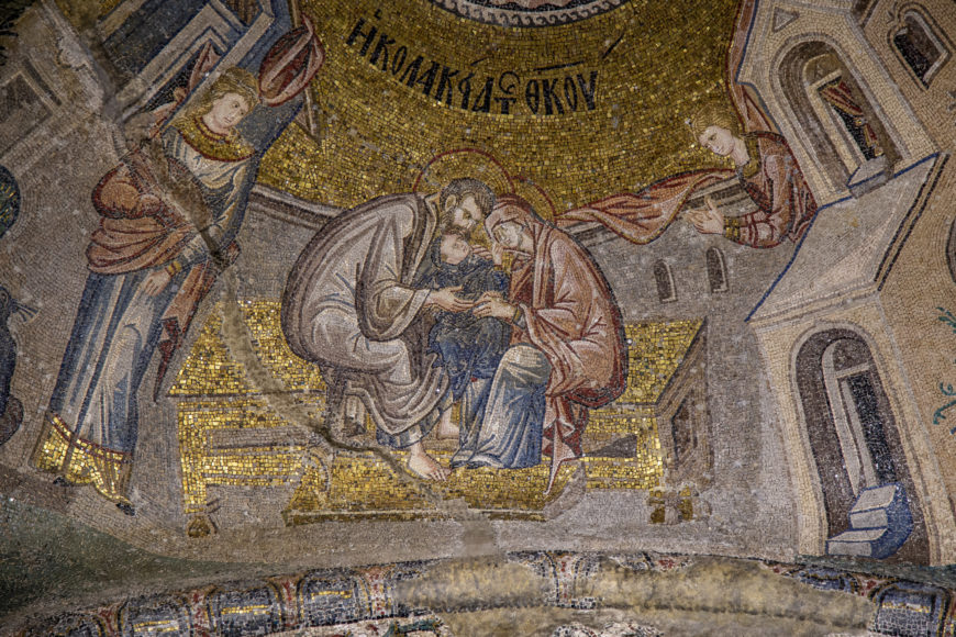 The Virgin with her parents, c. 1316–1321, inner narthex, Chora church, Constantinople (Istanbul) (photo: <a href="https://flic.kr/p/2kNmwUk">byzantologist</a>, CC BY-NC-SA 2.0