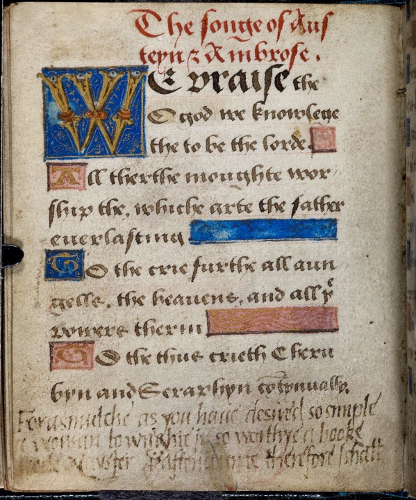 Prayer book ('Lady Jane Grey's Prayer book), c. 1539–44, parchment codex, 8.5 x 7.0 cm (The British Library)